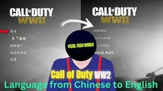 How to Change Call of Duty WW2 Language from Chinese to English