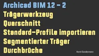 Archicad BIM 12-2 Träger