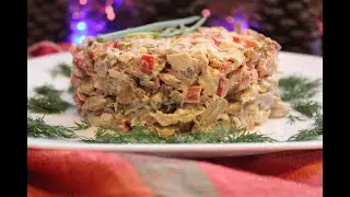 Нереально вкусный Салат с шампиньонами