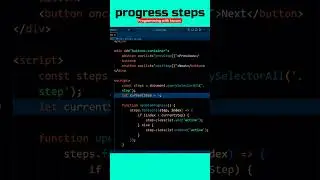 Progress Steps #shot #shortsvideo #shorts #html #css