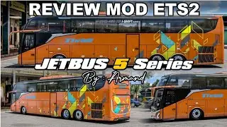 [ETS2] REVIEW Mod Bus Terbaru | JETBUS 5 SHD TRONTON..!! by ARMAND | ETS2 1.45