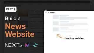 Page transitions and content skeleton - Building a news website with animations PART 2
