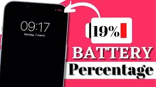 How To Get Battery🔋Percentage % On iPhone 📲 Status Bar - 2022