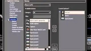 Tutorials Edius   Application settings