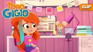 Zoe studia duramente 📖 | Topo Gigio Italiano 🐭 Cartone Animato Clip