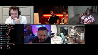 xQc shows off his moves during the meeting