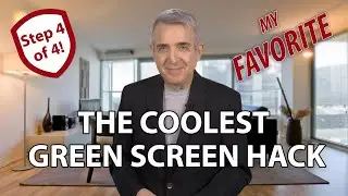 The coolest green screen hack