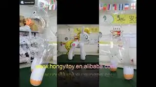 Hongyi Custom Infltable Pony Cartoon Toy,Seem animals zoo