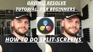 Davinci Resolve Tutorial For Beginners, How to do Split-screens and Overlays