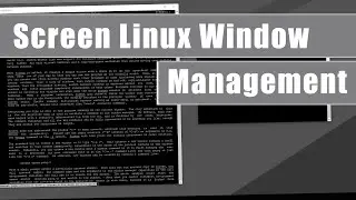 Linux How To Use Screen Command 