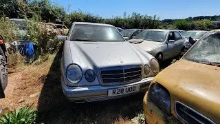 i started up a Mercedes in a scrap yard 💀