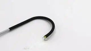 Ureteroscope with 3D printed end cap - unachievable using molding due to precision required