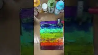 Gelli Plate Printing with Repurposed Glass #gelliprinting #gelliplateprinting #gelliprints #art