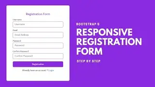 How to create Registration Form in HTML & CSS || How to make Registration Form Using HTML and CSS