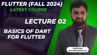 Flutter in Urdu 2024 |  Basics of Dart for Flutter |  @TechByAbdullah79  #flutterinhindi #flutter