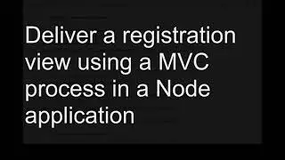 Deliver Registration View