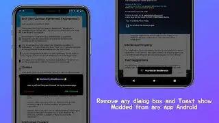 Remove any dialog box and Toast show Modded from any app Android