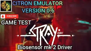 Game test | Stray | Citron Emulator version 0.6 on Android.