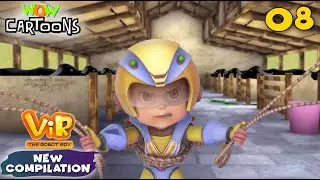 Vir The Robot Boy in Hindi: New Compilation 8 | Animated Series | Wow Cartoons