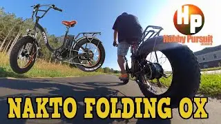 NAKTO FOLDING OX $1099  500W Fat Tire EBIKE - using your Ebike for EXERCISE!
