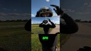 This biker's friend barely kept control during a scary speed wobble! 🏍️😬