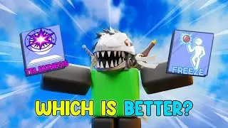 Roblox Blade Ball Which Is BETTER? FREEZE Or TELEKINESIS?