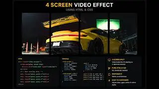 Create a Split Screen Video Effect with Pure HTML & CSS