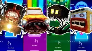 🤯 Choo Choo Charles vs Car Eater vs Spider Head Hause vs Bus Eater | Coffin Dance 🪩