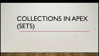 Collections in Apex | Sets | Deep Dive | Salesforce | Leetcode Questions