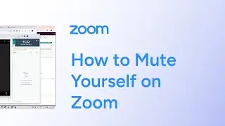 How to Mute Yourself on Zoom