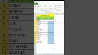 Deta entry  interview question in Excel 