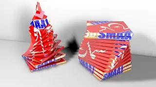 Sliced cube Logo Animation Cinema 4D Tutorial by 