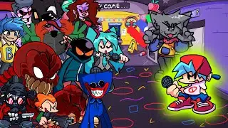 FNF Wocky 🎧 But Everyone Characters Sings It VS KAPI