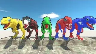 Jurassic world evolution 2 trex marvel dc speed race