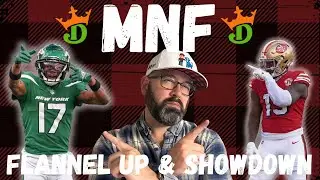 NFL DFS DraftKings Showdown LIVE Strategy For Jets-49ers Monday Night Football