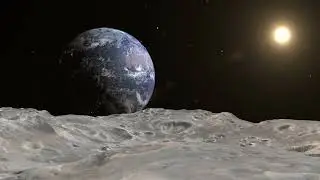 FREE | Earth View From The Moon Animation Background