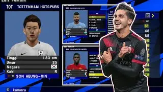 PES 2018 PPSSPP Peter Drury, Best Graphics PS2 & Fixed Ability, New Camera PS5 Fixs Cursor Terbaru