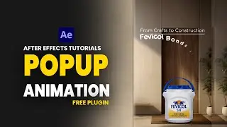 After Effects Free Plugin | Popup Animation | After Effects Tutorials