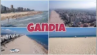 GANDIA  🇪🇸 SPAIN 4K - Town & Beach | Costa Blanca
