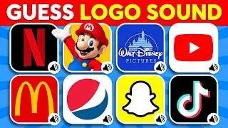 Guess The Logo Sound 🔥🔊 McDonald's, Tiktok, Netflix, Pepsi | Logo Quiz 2026