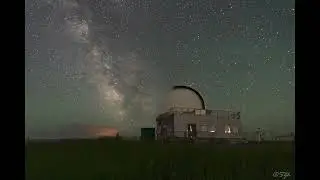 Центр Галактики и башня.