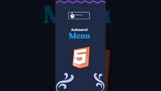 animated menu button | with source code | create animated menu toggle using html css #shorts #coding