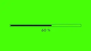 Green Screen Loading bar Free download
