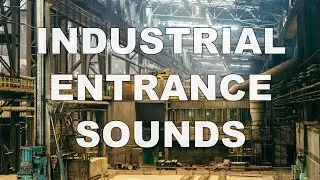 Factory Entrance Ambience | Machinery, Beeping Sounds & Work Environment