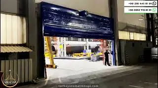 Pvc Branda Dar Seri Hangar Kapısı  - Türkay Otomatik Kapı
