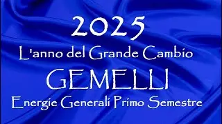 GEMELLI 💥 2025 💥 Arriva la GIUSTIZIA  Divina - Energie Generali Primo Semestre