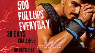 Day 29 - 500 Pullups in a day for 30 days  💀 |India 🇮🇳 |2024|challenge| Fitvirus