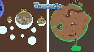 Террария выживание в сферах (планетах) ! #1