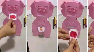 Porquinho comilão passo a passo