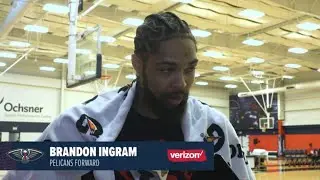 Brandon Ingram | Pelicans-Thunder NBA Play-In Shootaround 4/12/2023